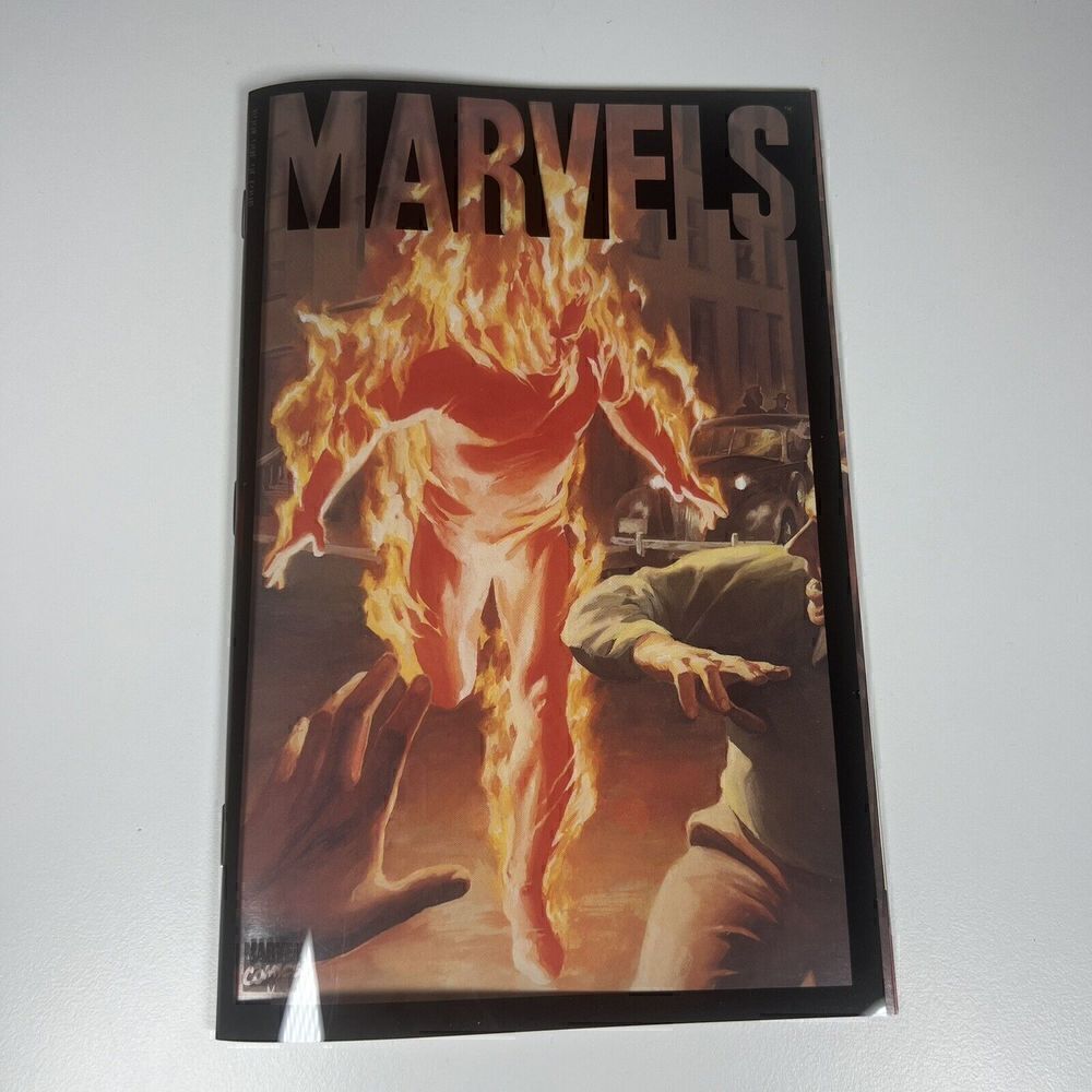 MARVELS #1 1994 KURT BUSIEK ALEX ROSS Acetate Cover New And Unread.
